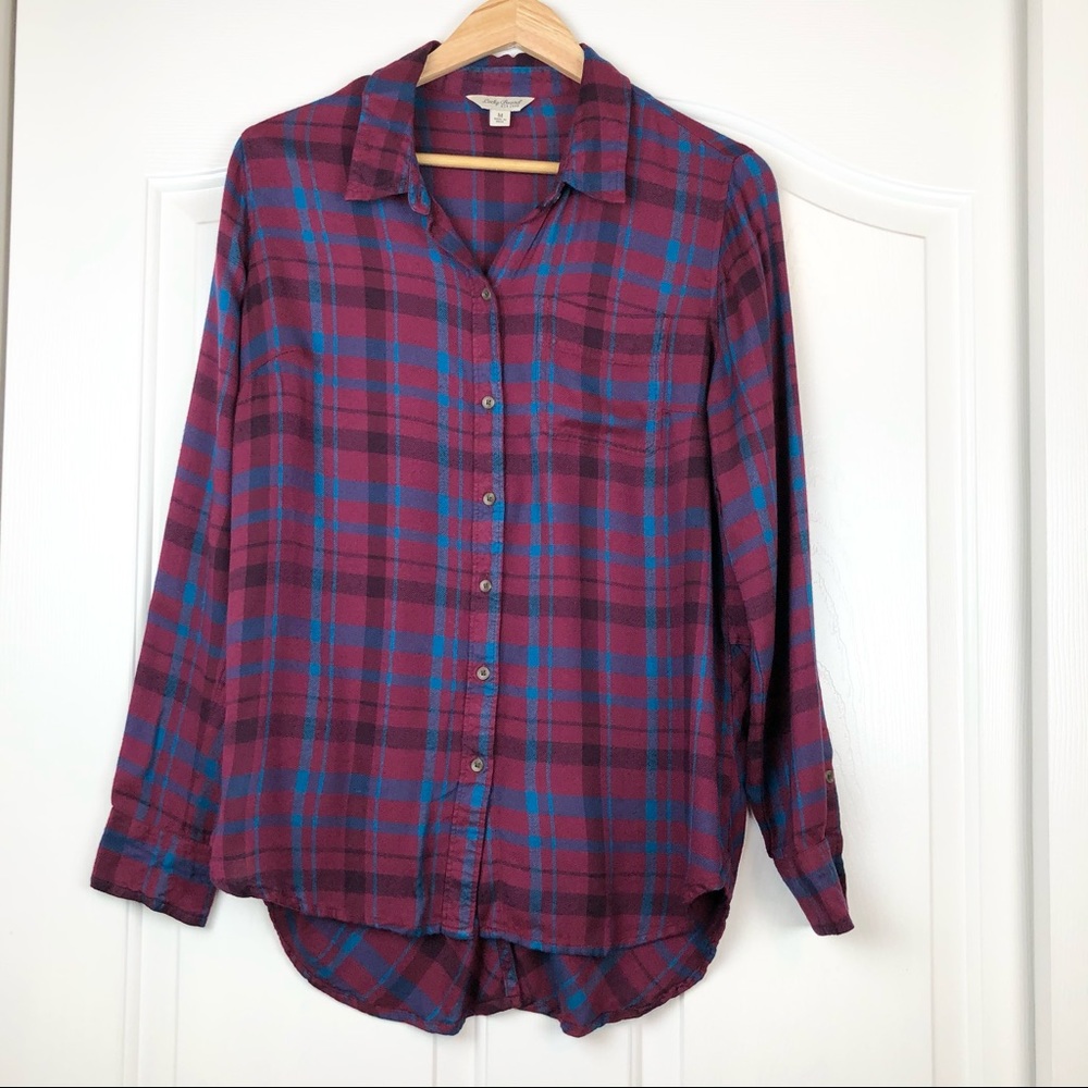 Lucky Brand Plaid Flannel Shirt